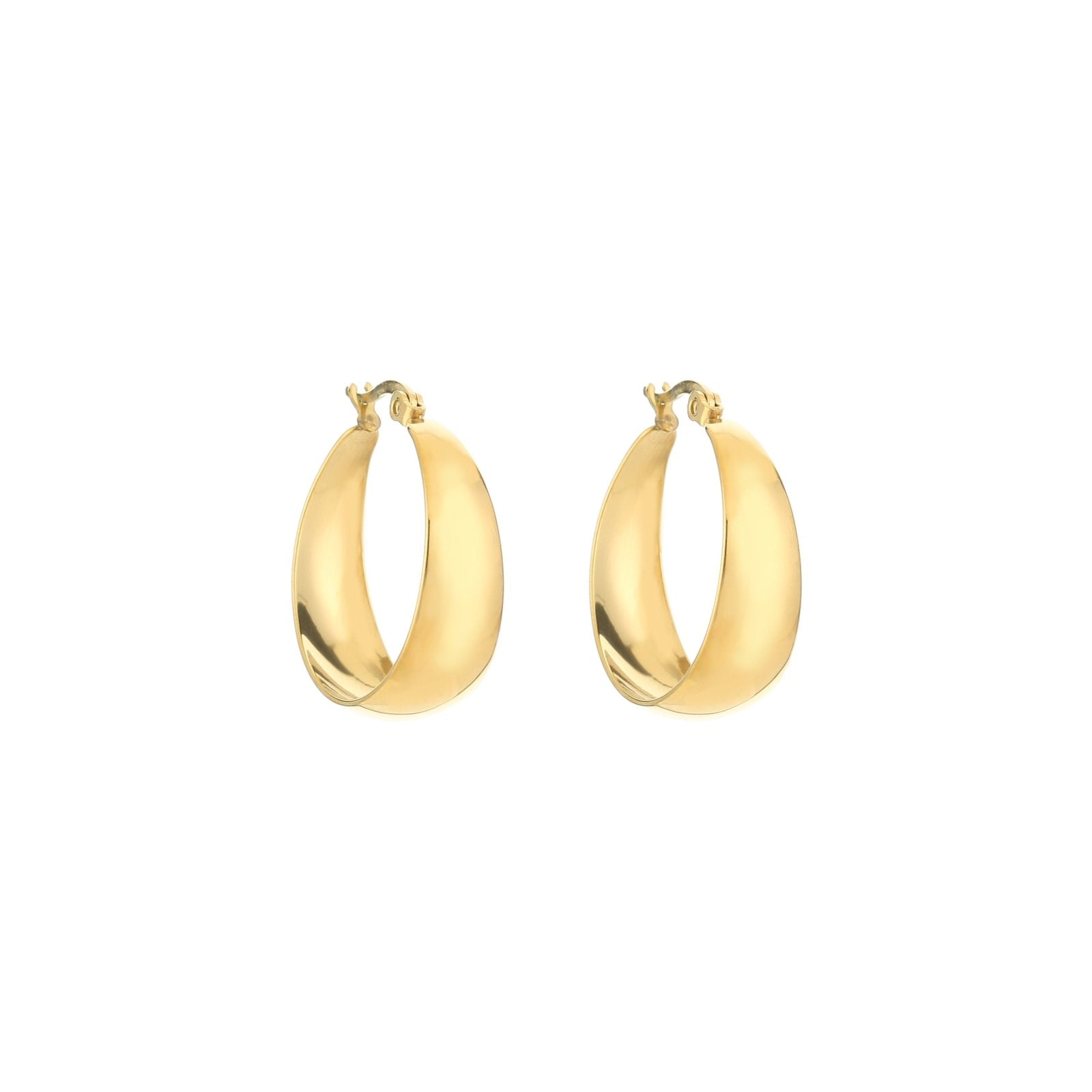 Miss | Oordbellen Dames vlindersluiting Minimalist - metaal - Miss Madera