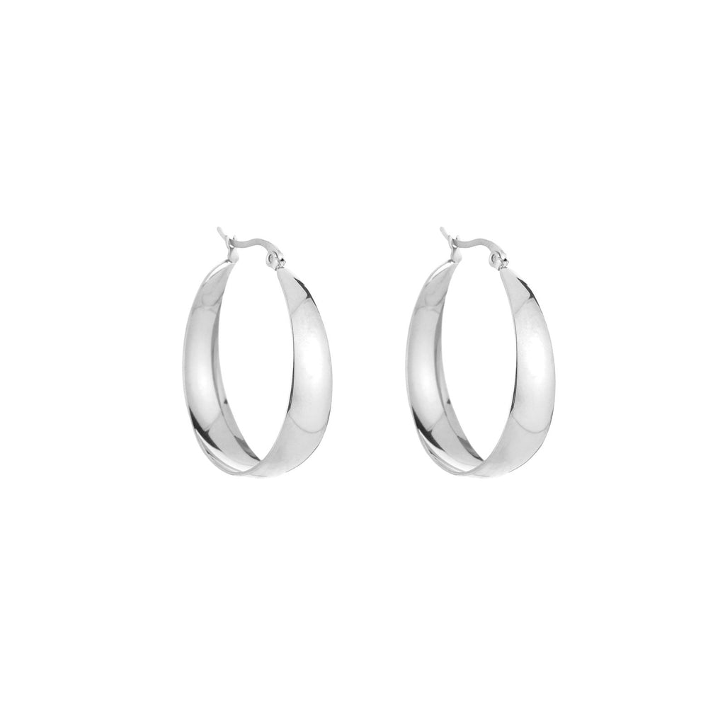 Miss | Oordbellen Dames vlindersluiting Minimalist - metaal - Miss Madera