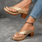 Miss | Orthopedische sandalen Dames Comfort - Leer - Miss Madera