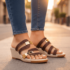 Miss | Orthopedische sandalen Dames - Leer - Miss Madera