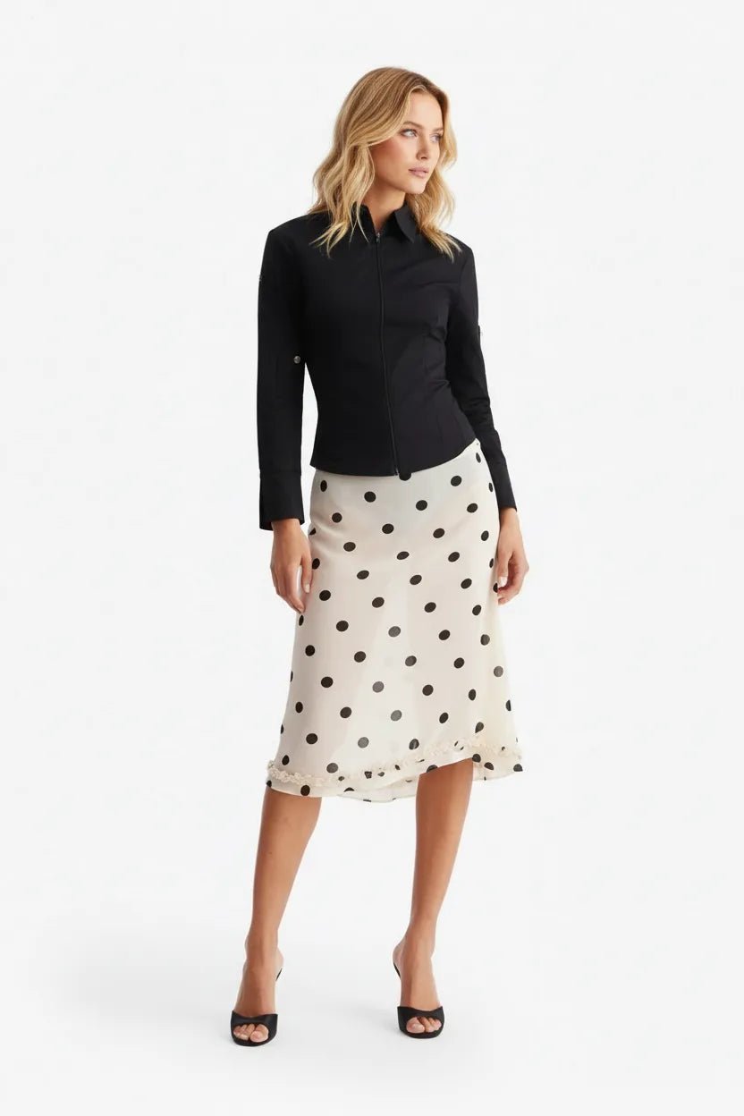 Miss | Outfitset Dames Casual - Katoen & Chiffon - Miss Madera