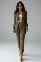 Miss | Pak Set Dames Klassiek Dubbel Geknoopt - Polyester - Miss Madera MIS-1PYQMO