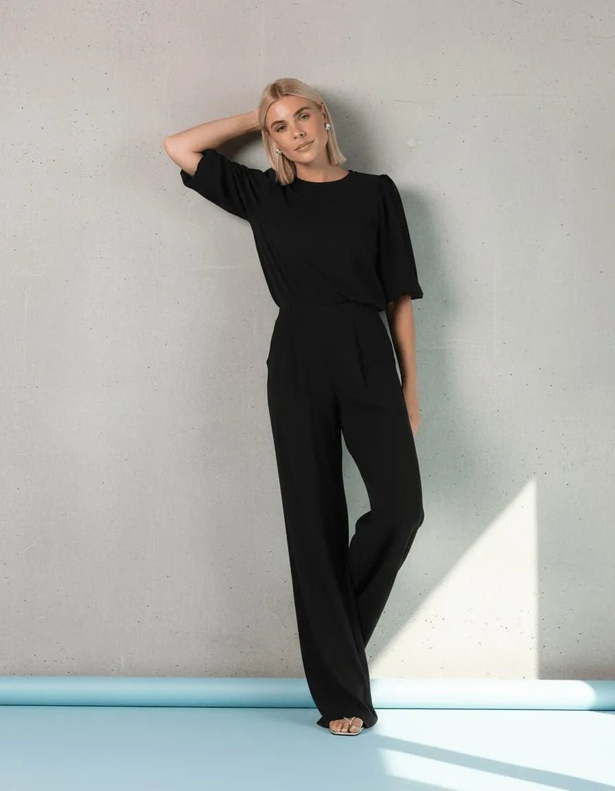 Miss | Pantalon Dames Casual Elegant - Kreukbestendige textureerde stof - Miss Madera