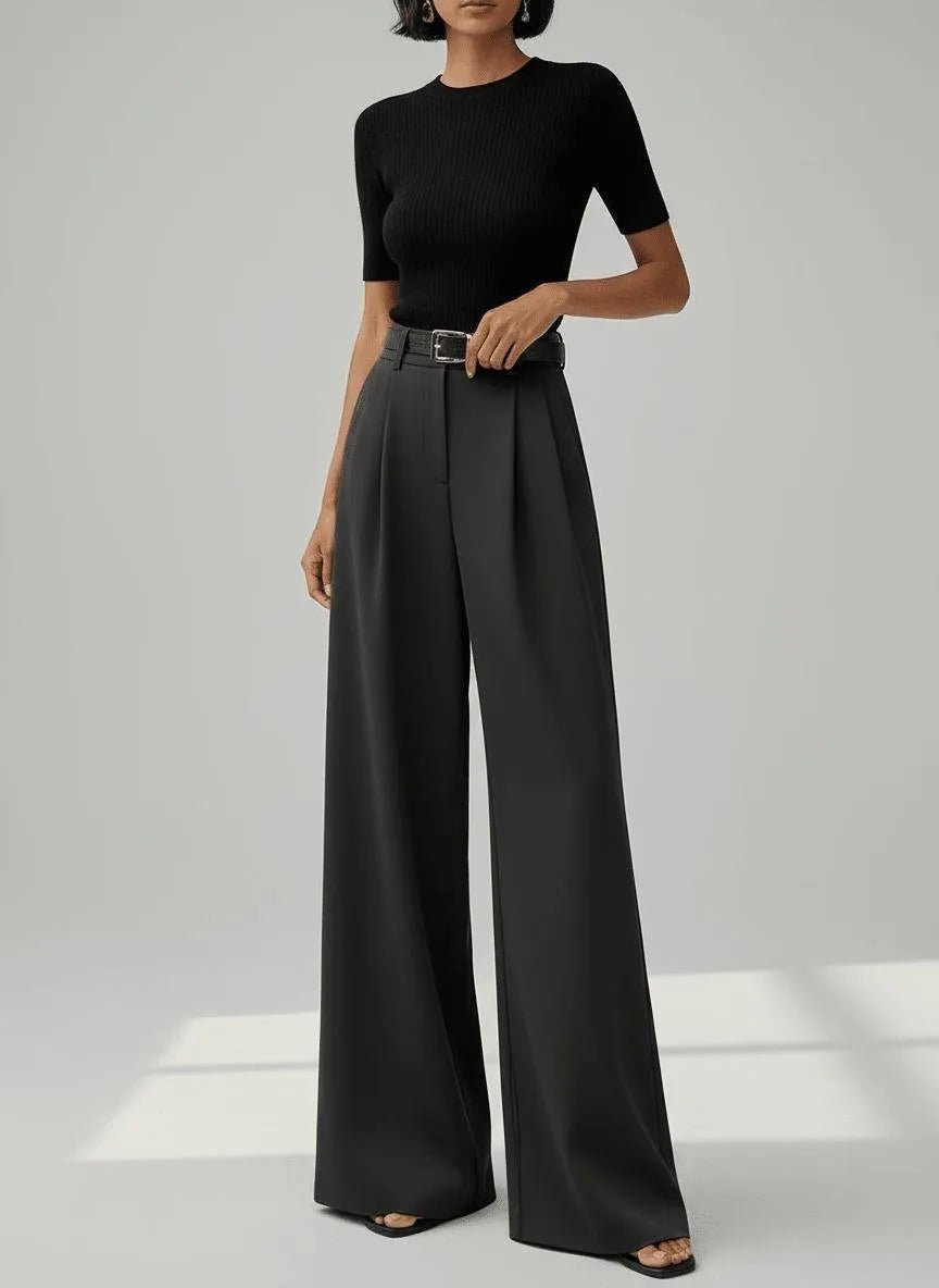 Miss | Pantalon Dames Casual Elegant - Kreukherstellende blend - Miss Madera