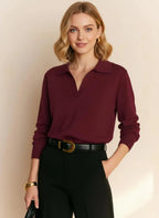 Miss | Polo Shirt Dames Casual - Katoen knit - Miss Madera