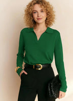 Miss | Polo Shirt Dames Casual - Katoen knit - Miss Madera