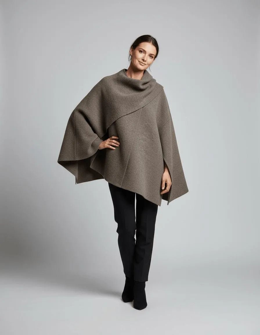 Miss | Poncho Dames Casual - Wolmix - Miss Madera