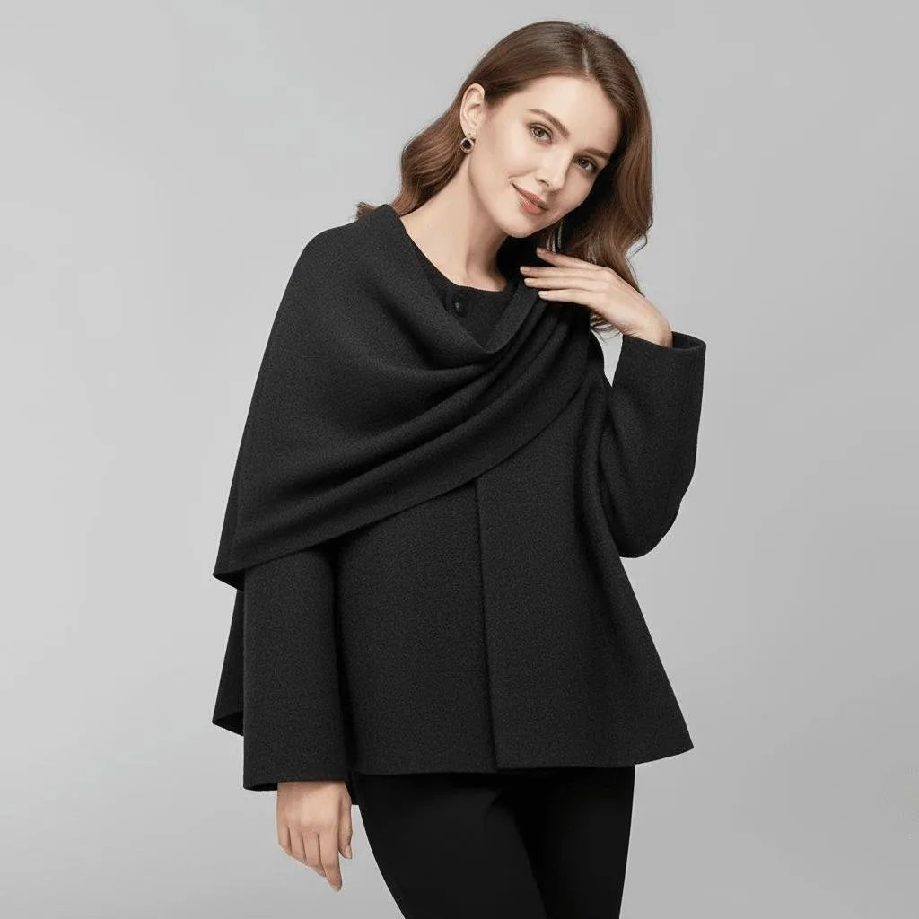 Miss | Poncho Dames Casual - Wolmix - Miss Madera