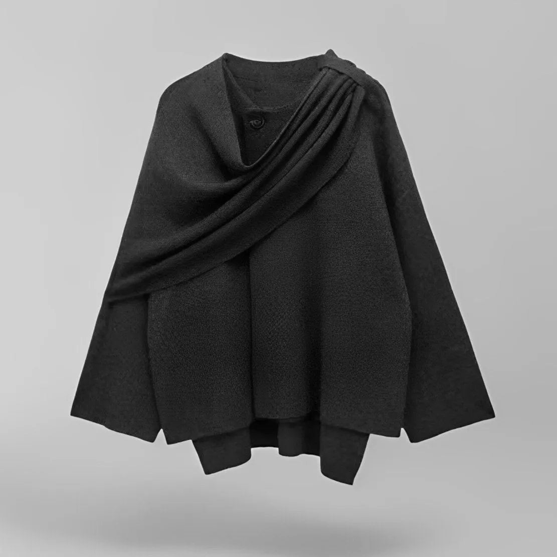 Miss | Poncho Dames Casual - Wolmix - Miss Madera