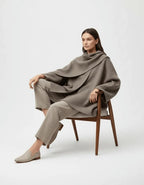 Miss | Poncho Dames Casual - Wolmix - Miss Madera