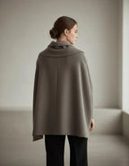 Miss | Poncho Dames Casual - Wolmix - Miss Madera