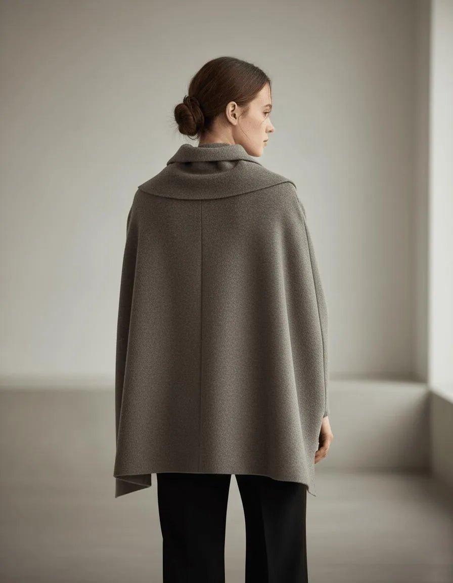 Miss | Poncho Dames Casual - Wolmix - Miss Madera