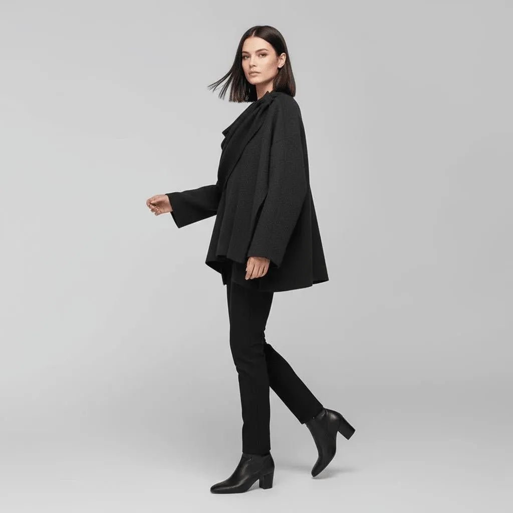 Miss | Poncho Dames Casual - Wolmix - Miss Madera