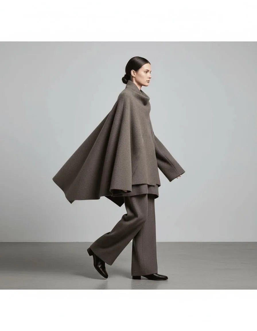 Miss | Poncho Dames Casual - Wolmix - Miss Madera