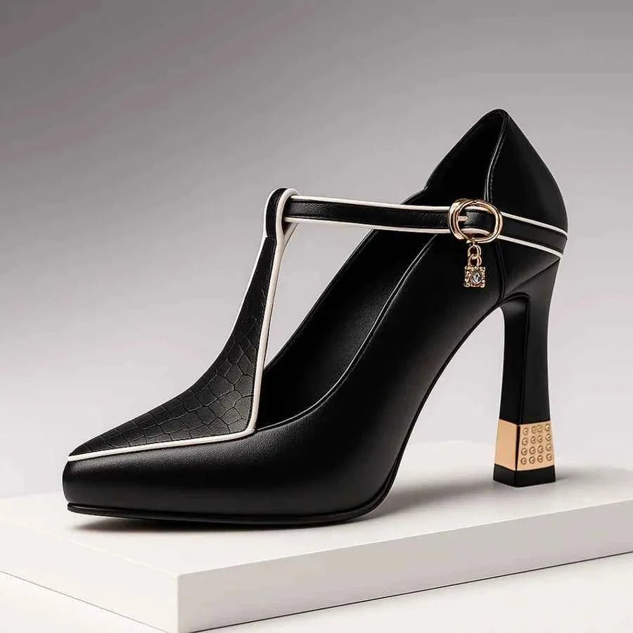Miss | Pumps enkelbandje Dames Zomer Elegant - Kunstleer - Miss Madera