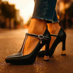 Miss | Pumps enkelbandje Dames Zomer Elegant - Kunstleer - Miss Madera