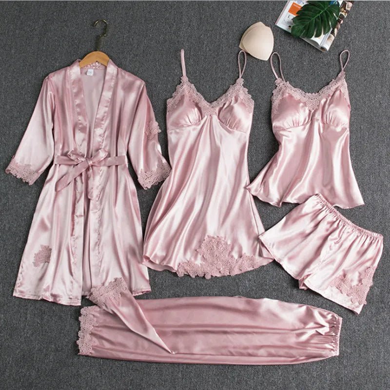 Miss | Pyjamaset Dames Relaxed - Satijn Polyester - Miss Madera