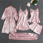 Miss | Pyjamaset Dames Relaxed - Satijn Polyester - Miss Madera