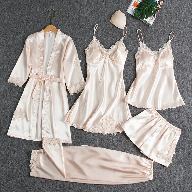 Miss | Pyjamaset Dames Relaxed - Satijn Polyester - Miss Madera