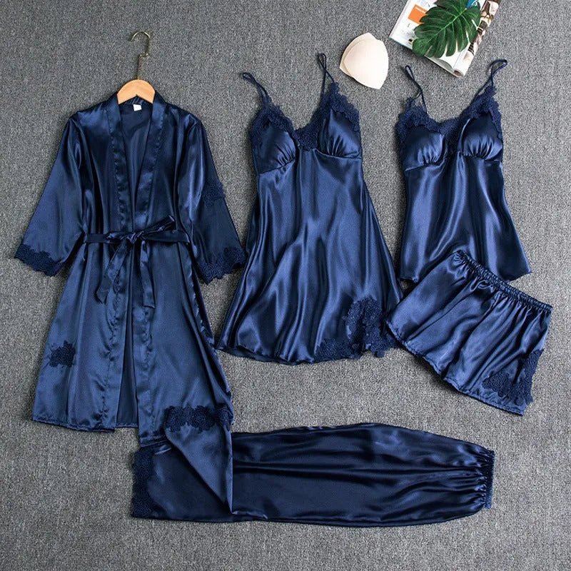 Miss | Pyjamaset Dames Relaxed - Satijn Polyester - Miss Madera