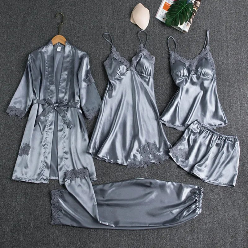 Miss | Pyjamaset Dames Relaxed - Satijn Polyester - Miss Madera