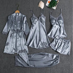 Miss | Pyjamaset Dames Relaxed - Satijn Polyester - Miss Madera