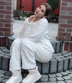 Miss | Pyjamaset Dames Tweedelig Winterwarm - Fleece - Miss Madera MIS-U2XL4Y