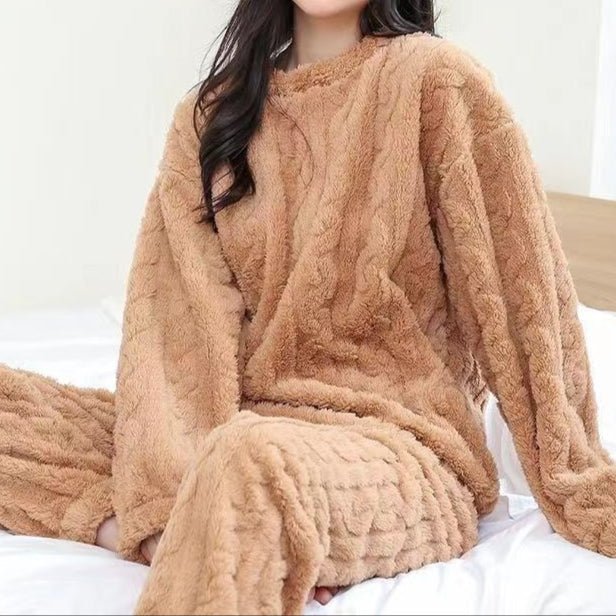 Miss | Pyjamaset Dames Tweedelig Winterwarm - Fleece - Miss Madera MIS-KR9P2Z