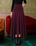 Miss | Rok Dames A-Lijn Maxi Elastische Taille - Polyester - Miss Madera MIS-CZ4RT0