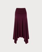 Miss | Rok Dames A-Lijn Maxi Elastische Taille - Polyester - Miss Madera MIS-CZ4RT0