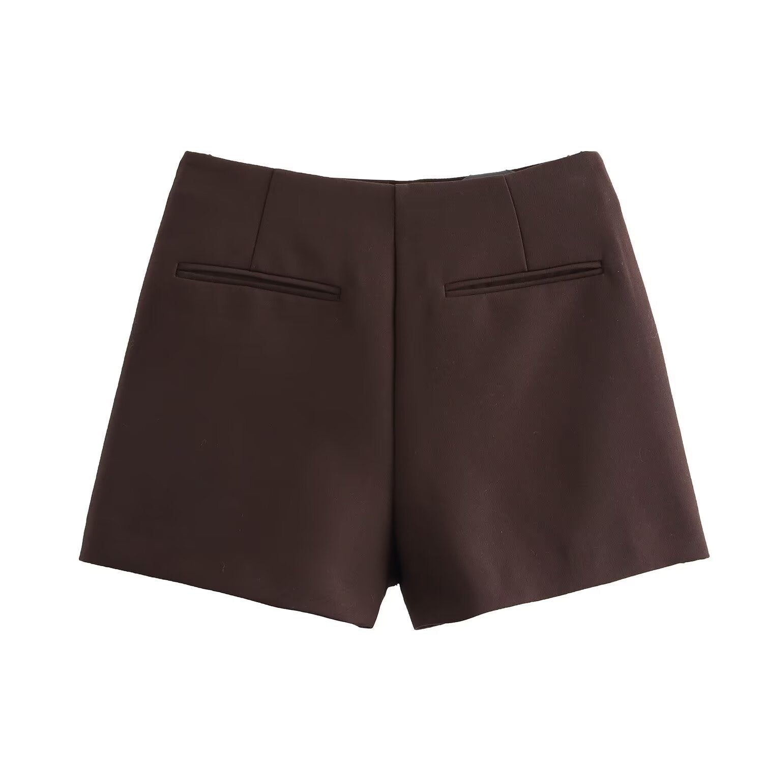 Miss | Rok Dames Skort Overslag Asymmetrisch - Geweven - Miss Madera MIS-XQTXIP