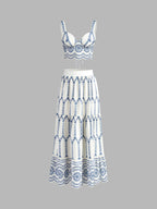 Miss | Rok & Top Set Dames Regular Fit - Katoenmix - Miss Madera