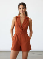 Miss | Romper Dames Casual Elegant - Polyesterblend - Miss Madera