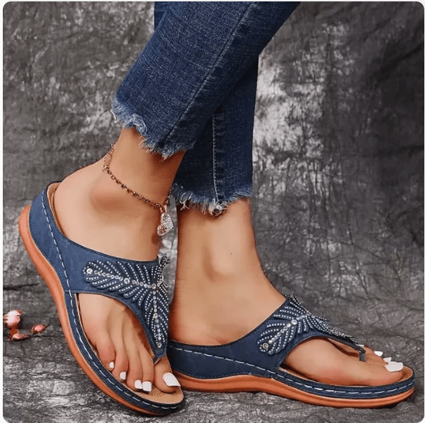 Miss | Sandalen Dames Comfort - Leer - Miss Madera