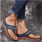 Miss | Sandalen Dames Comfort - Leer - Miss Madera
