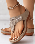 Miss | Sandalen Dames Comfort - Leer - Miss Madera