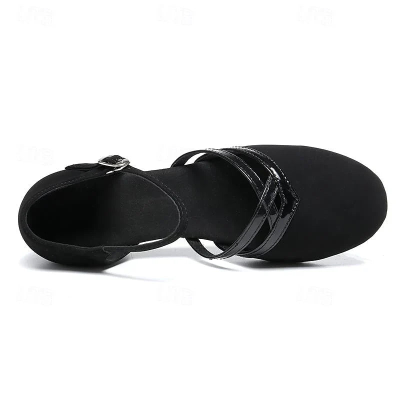 Miss | Sandalen Dames Enkelbandjes Blokhak Ronde Neus - Lak - Miss Madera MIS-QMRWSS