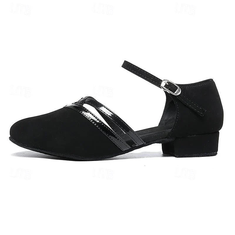 Miss | Sandalen Dames Enkelbandjes Blokhak Ronde Neus - Lak - Miss Madera MIS-QMRWSS