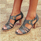 Miss | Sandalen Dames Zomer Boho Stiletto - Kurk - Miss Madera MIS-WKK6KU