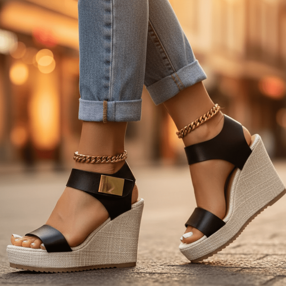 Miss | Sandalen Dames Zomer Wedge Platform - Synthetisch - Miss Madera MIS-0EDQ3E