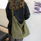 Miss | Schoudertas Dames Casual Comfort - Canvas - Miss Madera