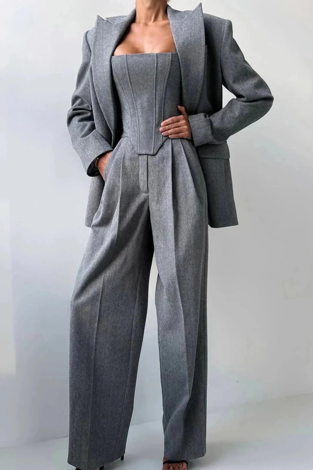 Miss | Set Dames Getailleerd - Polyester - Miss Madera