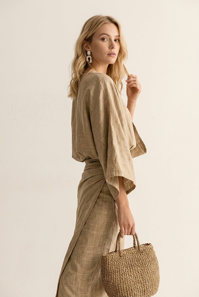 Miss | Set Dames Zomer Oversized - Linnenmix - Miss Madera