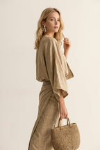 Miss | Set Dames Zomer Oversized - Linnenmix - Miss Madera