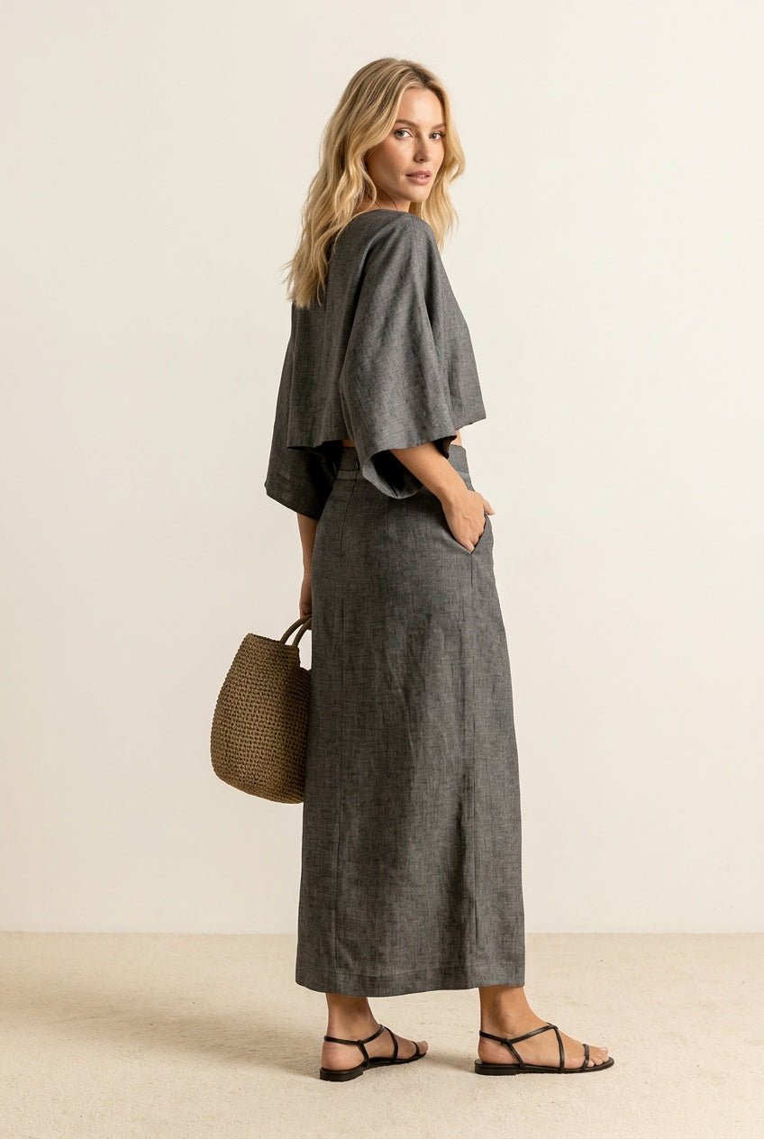 Miss | Set Dames Zomer Oversized - Linnenmix - Miss Madera