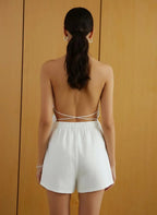 Miss | Short Set Dames Zomer - Katoenblend - Miss Madera