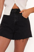Miss | Shorts Dames High Waist Casual - Denim - Miss Madera MIS-9C0F1B