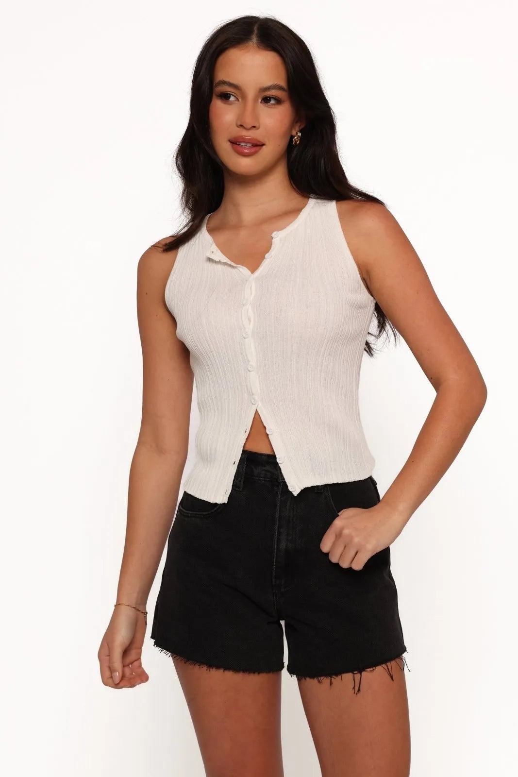 Miss | Shorts Dames High Waist Casual - Denim - Miss Madera MIS-9C0F1B