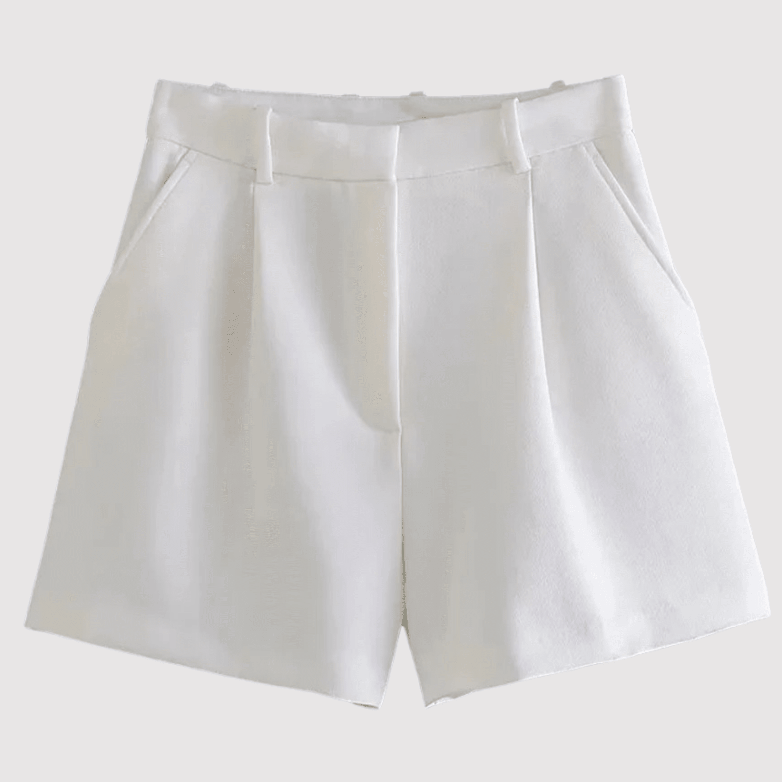 Miss | Shorts Dames Hoge Taille met Plooien - Geweven - Miss Madera MIS-LUDFSA
