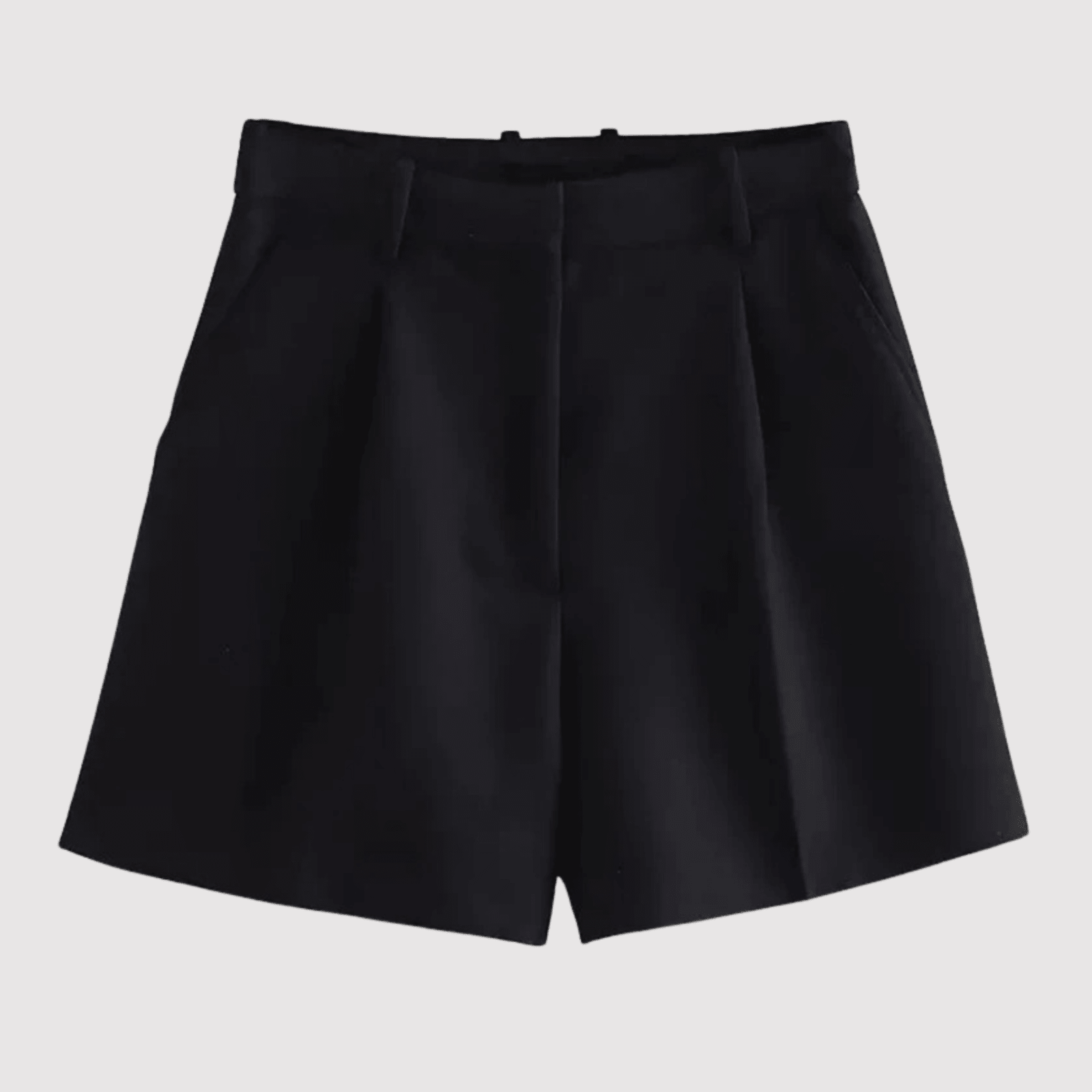 Miss | Shorts Dames Hoge Taille met Plooien - Geweven - Miss Madera MIS-6OAF0C